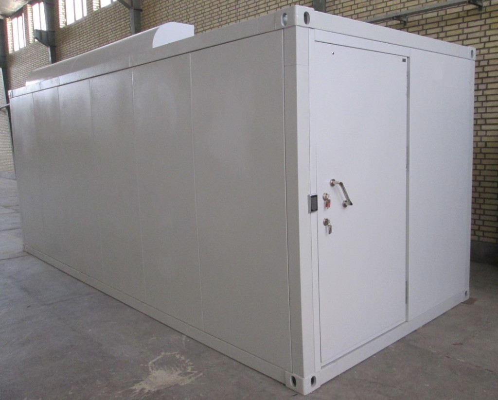 نمای بیرونی کانتینر دیتاسنتر ماژولار (20 فوتی) شرکت نارین تک فرتاک